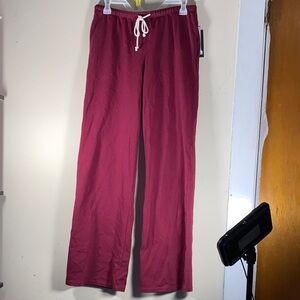 Wild Fable Burgundy Lounge Pants with Drawstring NWT BUT DAMAGED